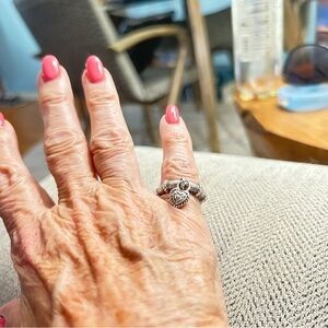 Brighton Silver Heart Ring